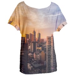 View Of High Rise Buildings During Day Time Women s Oversized Tee by Pakrebo