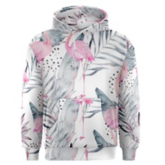 Tropical Flamingos Men s Pullover Hoodie by Sobalvarro