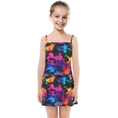 Tie Dye Rainbow Galaxy Kids  Summer Sun Dress by KirstenStar