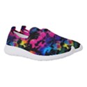 Tie dye rainbow galaxy Women s Slip On Sneakers View3