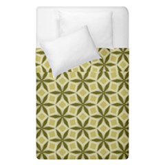 Green Star Pattern Duvet Cover Double Side (single Size)