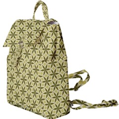 Green Star Pattern Buckle Everyday Backpack