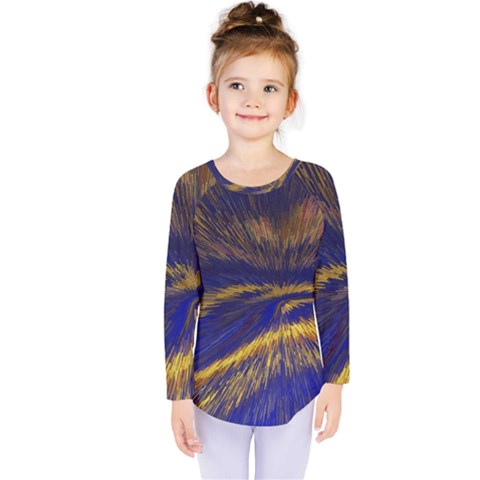 Bomb Background Pattern Explode Kids  Long Sleeve Tee by Mariart