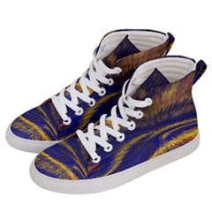 Bomb Background Pattern Explode Men s Hi-top Skate Sneakers