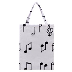 Piano Notes Music Classic Tote Bag