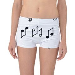 Piano Notes Music Boyleg Bikini Bottoms