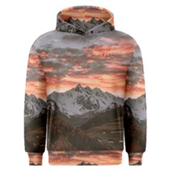 Scenic View Of Snow Capped Mountain Men s Overhead Hoodie by Pakrebo