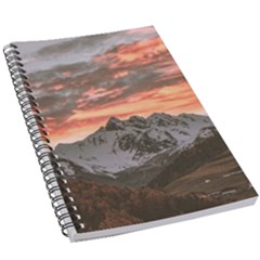 Scenic View Of Snow Capped Mountain 5 5  X 8 5  Notebook by Pakrebo