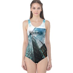 Architectural Design Architecture Building Business One Piece Swimsuit by Pakrebo