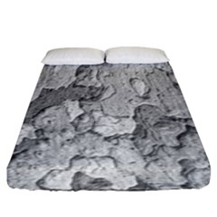 Nature Texture Print Fitted Sheet (king Size) by dflcprintsclothing