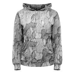 Nature Texture Print Women s Pullover Hoodie by dflcprintsclothing