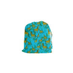 Cute Giraffes Pattern Drawstring Pouch (xs)