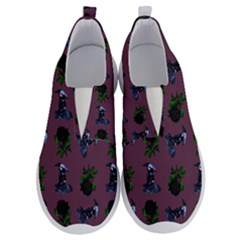 Gothic Girl Rose Mauve Pattern No Lace Lightweight Shoes