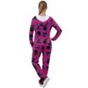 Gothic Girl Rose Pink Pattern Women s Tracksuit View2