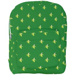 Peeled Banana On Green Full Print Backpack by snowwhitegirl