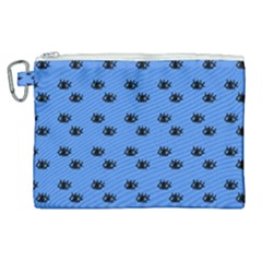 Blue Eyes Canvas Cosmetic Bag (xl) by snowwhitegirl