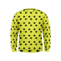 Yellow Eyes Kids  Sweatshirt