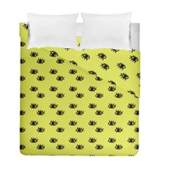 Yellow Eyes Duvet Cover Double Side (Full/ Double Size)