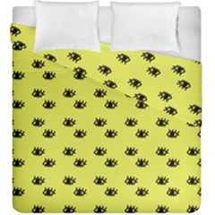 Yellow Eyes Duvet Cover Double Side (King Size)