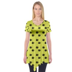 Yellow Eyes Short Sleeve Tunic 