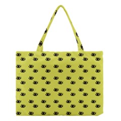 Yellow Eyes Medium Tote Bag