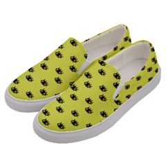 Yellow Eyes Men s Canvas Slip Ons