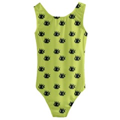 Yellow Eyes Kids  Cut-Out Back One Piece Swimsuit