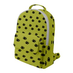 Yellow Eyes Flap Pocket Backpack (Large)