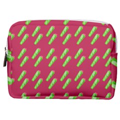 Ice Freeze Pink Pattern Make Up Pouch (medium) by snowwhitegirl