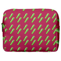 Ice Freeze Pink Pattern Make Up Pouch (large) by snowwhitegirl