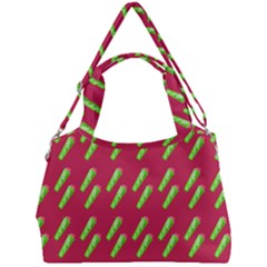 Ice Freeze Pink Pattern Double Compartment Shoulder Bag by snowwhitegirl