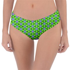Pattern Green Reversible Classic Bikini Bottoms