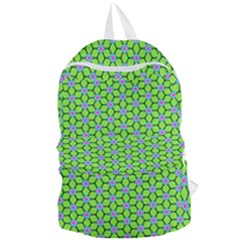Pattern Green Foldable Lightweight Backpack by Mariart