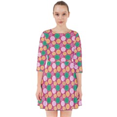 Circle Circumference Smock Dress