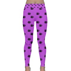 Purple Eyes Classic Yoga Leggings by snowwhitegirl