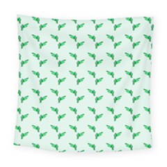 Green Parrot Pattern Square Tapestry (large)