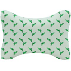 Green Parrot Pattern Seat Head Rest Cushion by snowwhitegirl