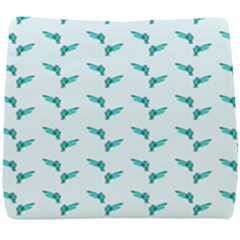 Blue Parrot Pattern Seat Cushion by snowwhitegirl