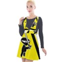 Ninja Signs Symbols Sword Fighter Plunge Pinafore Velour Dress View1