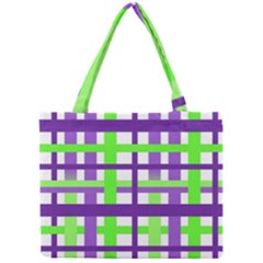 Plaid Waffle Gingham Mini Tote Bag by HermanTelo