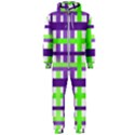 Plaid Waffle Gingham Hooded Jumpsuit (Men)  View1