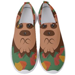 Hedgehog Animal Cute Cartoon Men s Slip On Sneakers by Sudhe