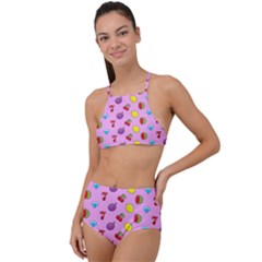 Slot Machine Wallpaper High Waist Tankini Set