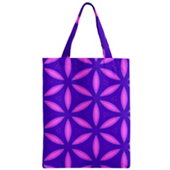 Purple Zipper Classic Tote Bag by HermanTelo