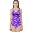 Purple One Piece Swimsuit View1