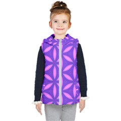 Purple Kids  Hooded Puffer Vest by HermanTelo