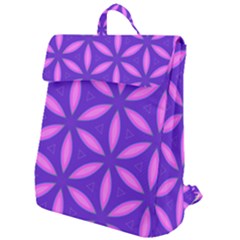 Purple Flap Top Backpack