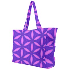 Purple Simple Shoulder Bag