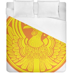 Phoenix Bird Legend Coin Fire Duvet Cover (california King Size) by Sudhe