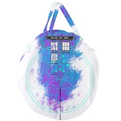 Tattoo Tardis Seventh Doctor Doctor Giant Round Zipper Tote